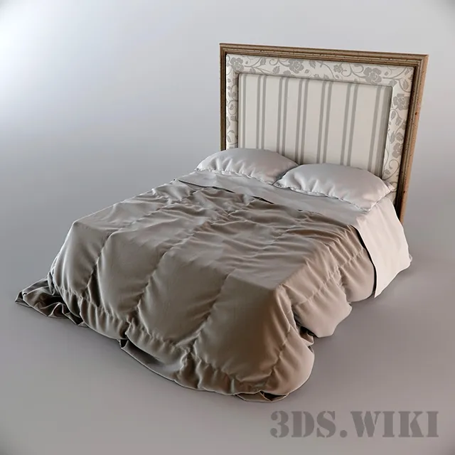 furniture - Volpi Gastone bed 3D Model