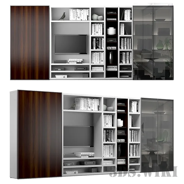 furniture - Wall System 7 от Poliform 3D Model