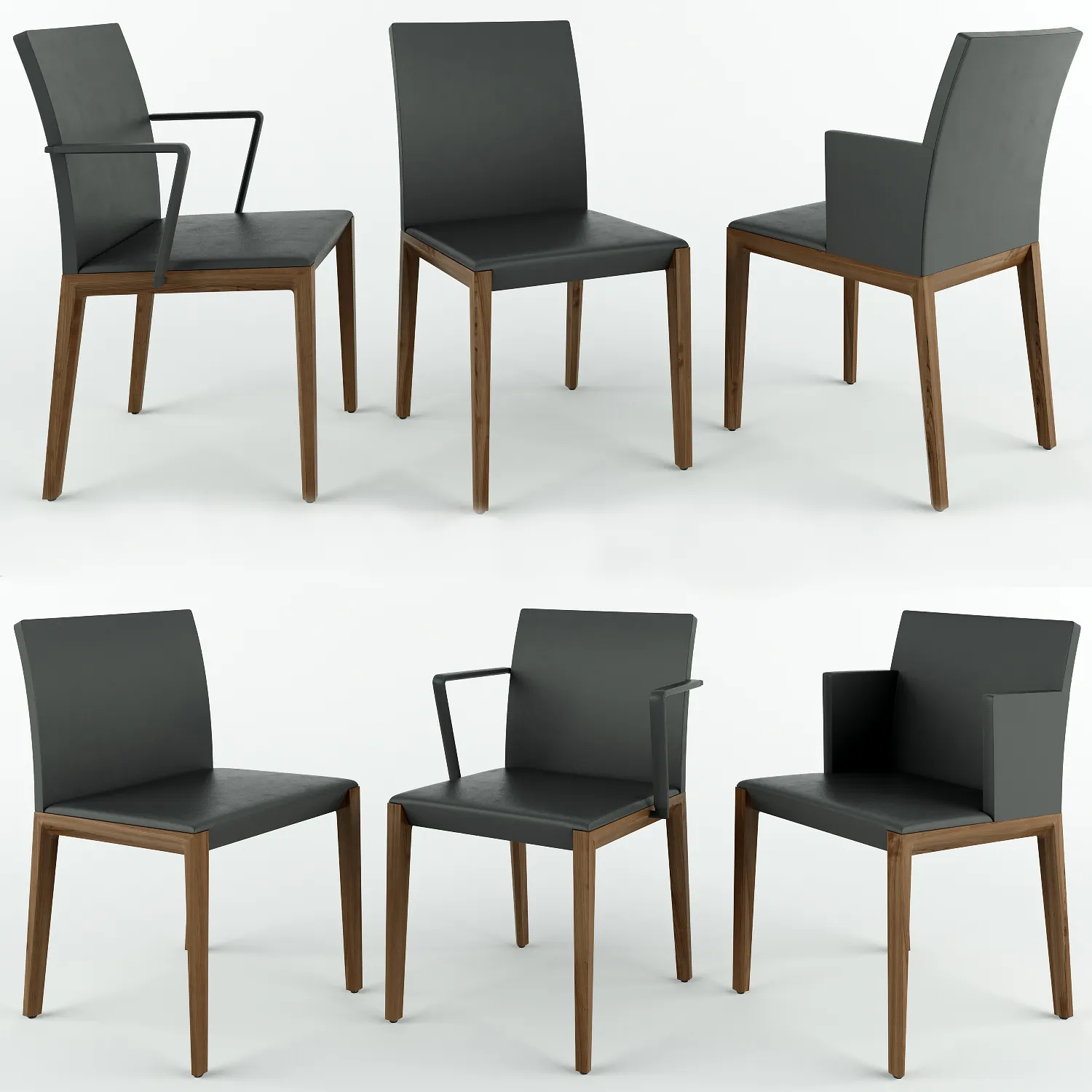 furniture - Walter Knoll chairs 007 3D Model