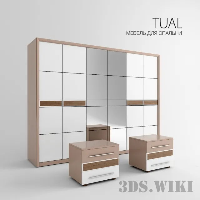 furniture - Wardrobe and cabinets TUAL 3D Model