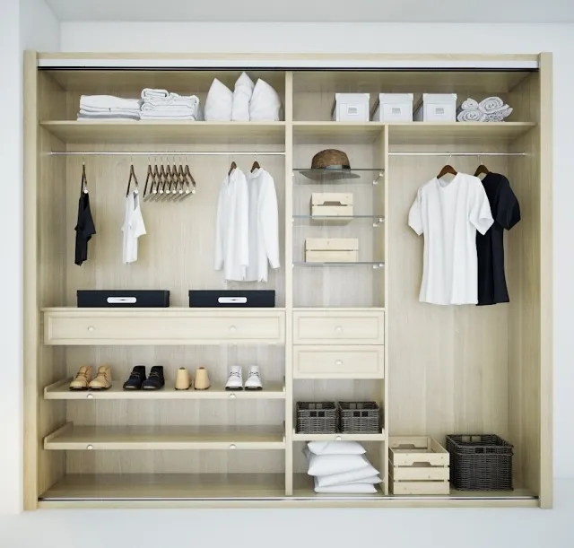 furniture - Wardrobe-compartment Mebelux Calmo 3D Model