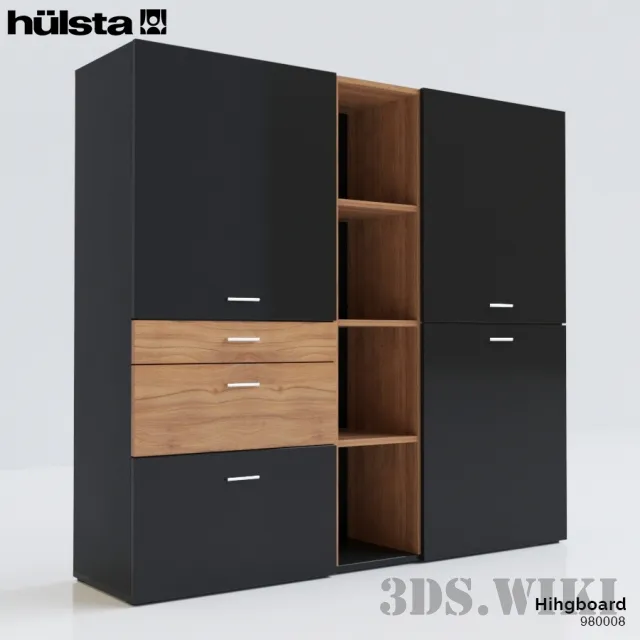 furniture - Wardrobe Cutaro Hulsta 3D Model