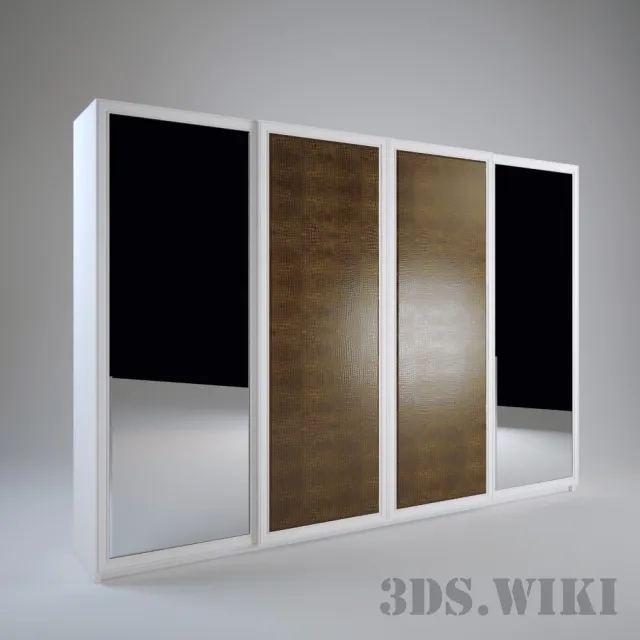 furniture - Wardrobe DV Home Collection Vogue Armadio Scorr 3D Model