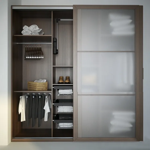 furniture - Wardrobe Mebelux Asceta 3D Model