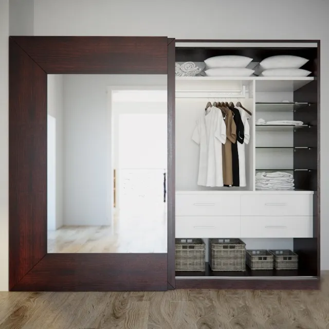 furniture - Wardrobe Mebelux Diretto 3D Model