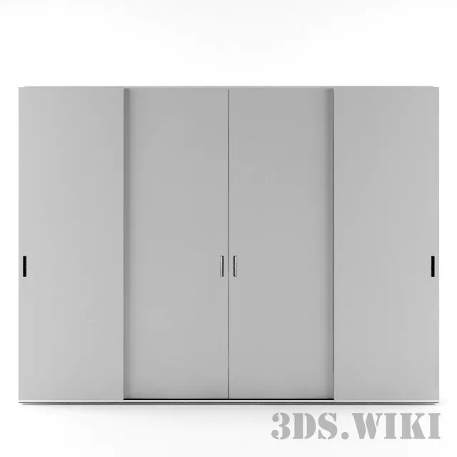 furniture - Wardrobe model Artik Poliform 3D Model