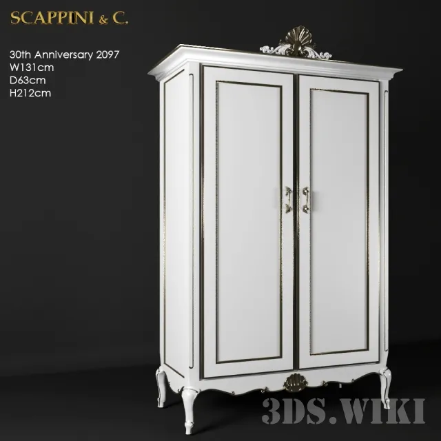 furniture - Wardrobe Scappini Anniversary 3D Model
