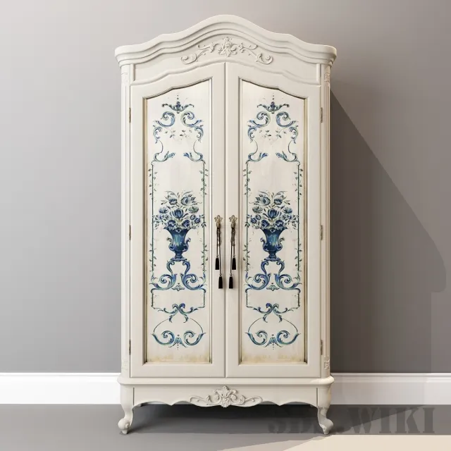 furniture - Wardrobe Shabby 3D Model