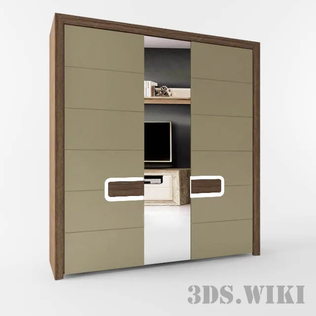 furniture - Wardrobe Tiziano Forte 3D Model