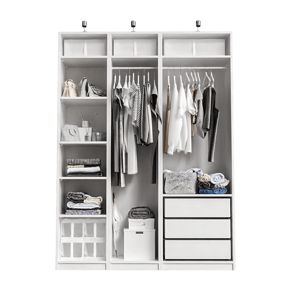 furniture - Wardrobe Woodcraft 3D Model