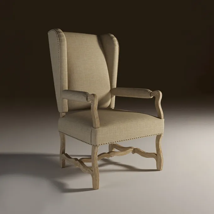 furniture - Williamson armchair 8826-110 3D Model