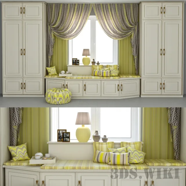 furniture - Window Area 3D Model