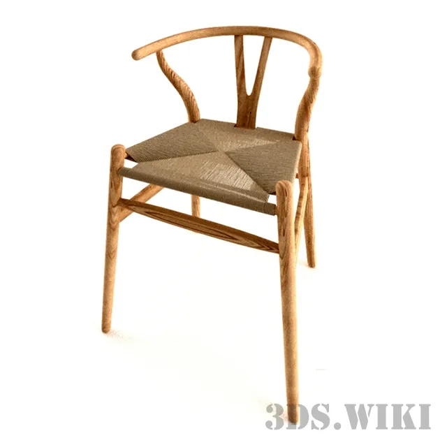 furniture - Wishbone Chair 3D Model