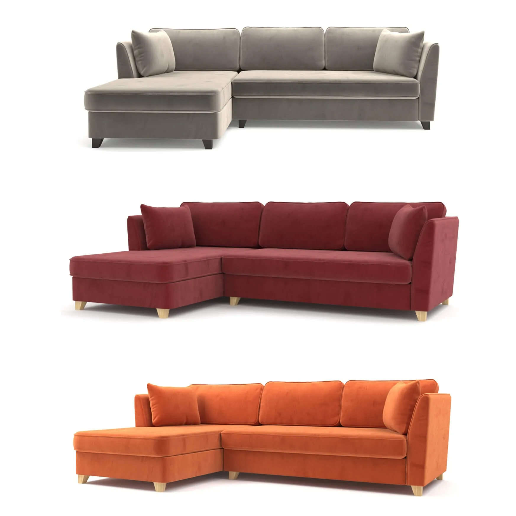 furniture - Wolsly corner sofa 3D Model