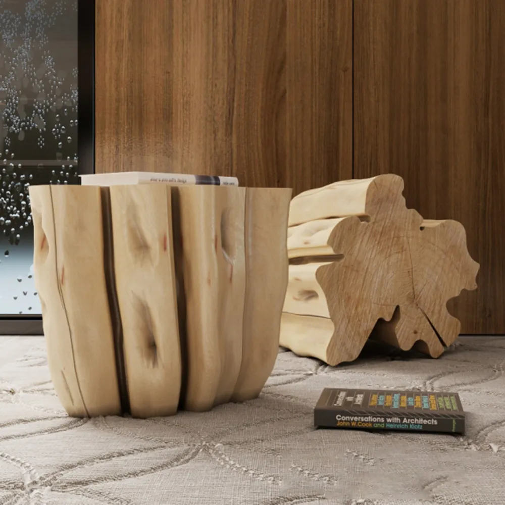 furniture - Wooden chair Gervasoni BRICK 3D Model