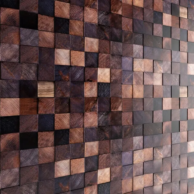 furniture - Wooden mosaic 3D Model