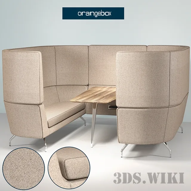 furniture - Working sofa Orangebox Swtch-59HB 3D Model