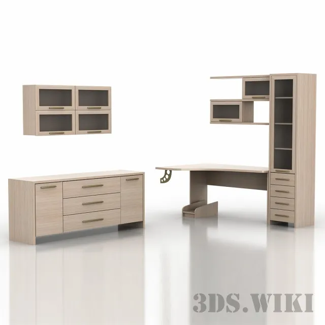 furniture - Writing desk 3D Model