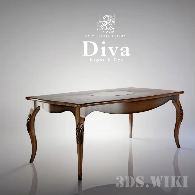 furniture - Writing desk Bbelle Diva 3D Model