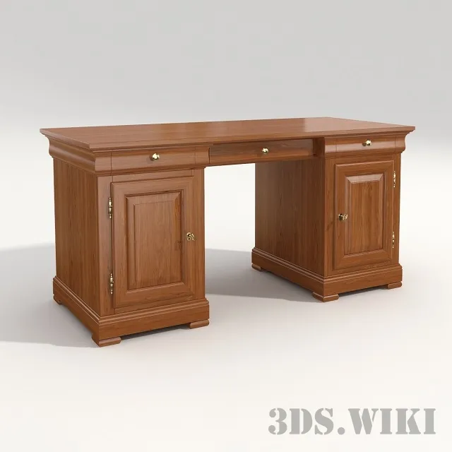 furniture - Writing desk E6081 Selva 3D Model