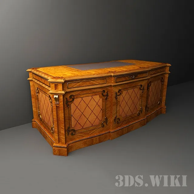 furniture - Writing desk Francesco Nesa 3D Model