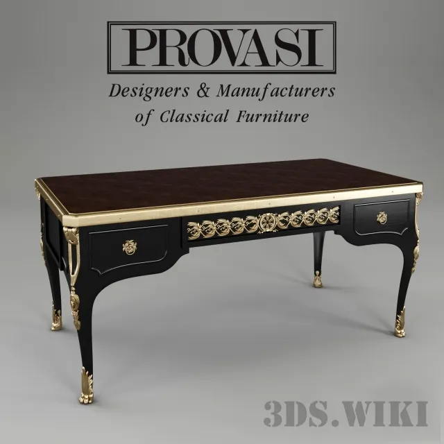furniture - Writing desk Provasi Scrittoio - 0415 3D Model