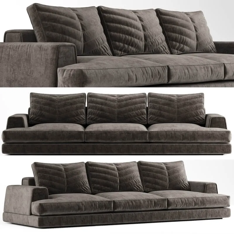 furniture - Xavier sofa - Visionnaire 3D Model
