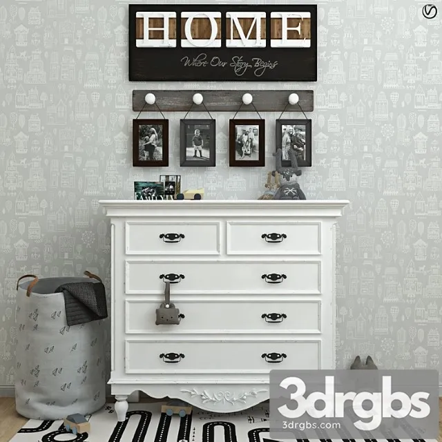 Furniture Zuntri Zorner Toys Decor 3D Model Free