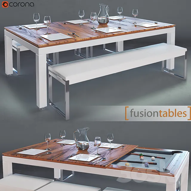 FUSIONTABLES METAL LINE Dining pools Free Download