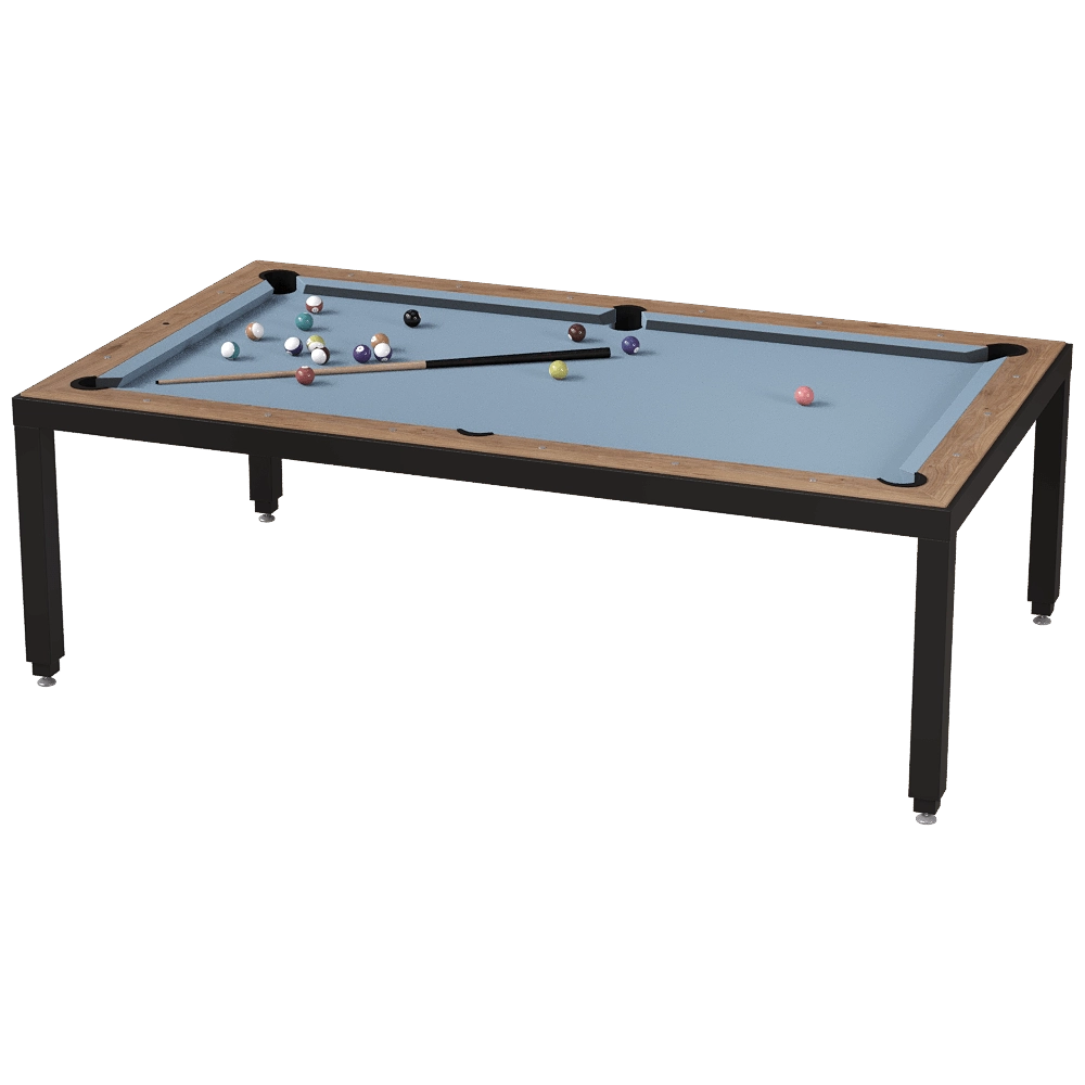 Fusiontables - Pool & Dining table VINTAGE 3D Model