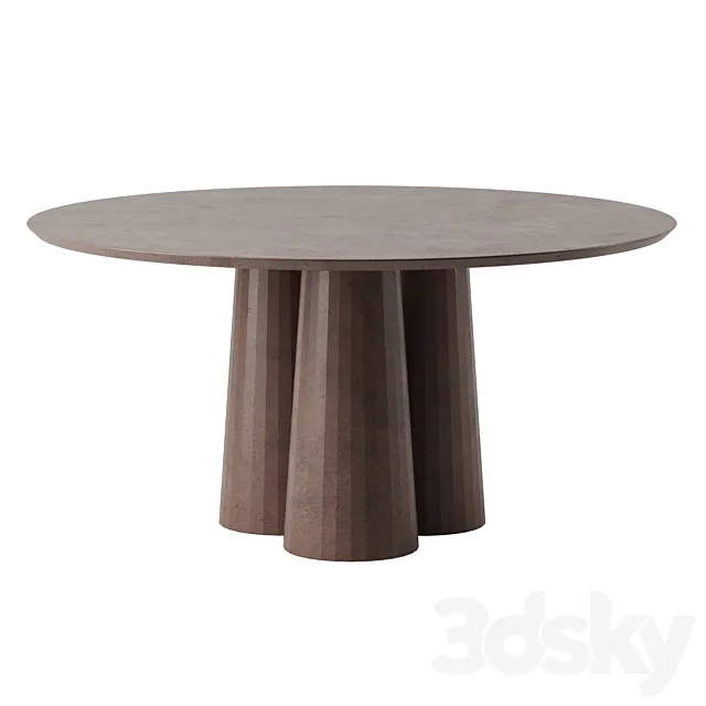 Fusto Dining Table by Forma & Cemento 3DModel