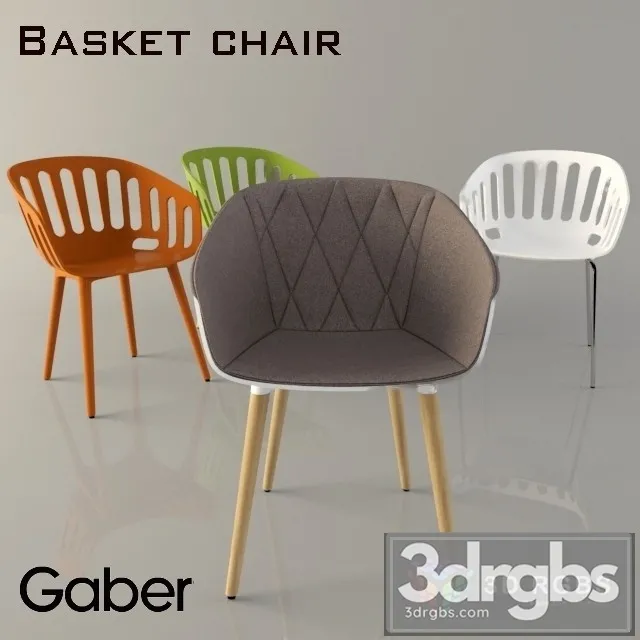 Gaber Basket Chair 3D Model Free