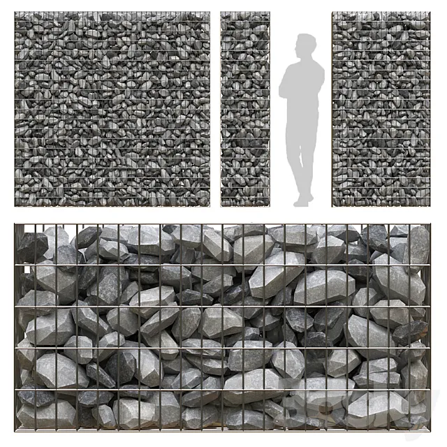 Gabion 02 3D Model