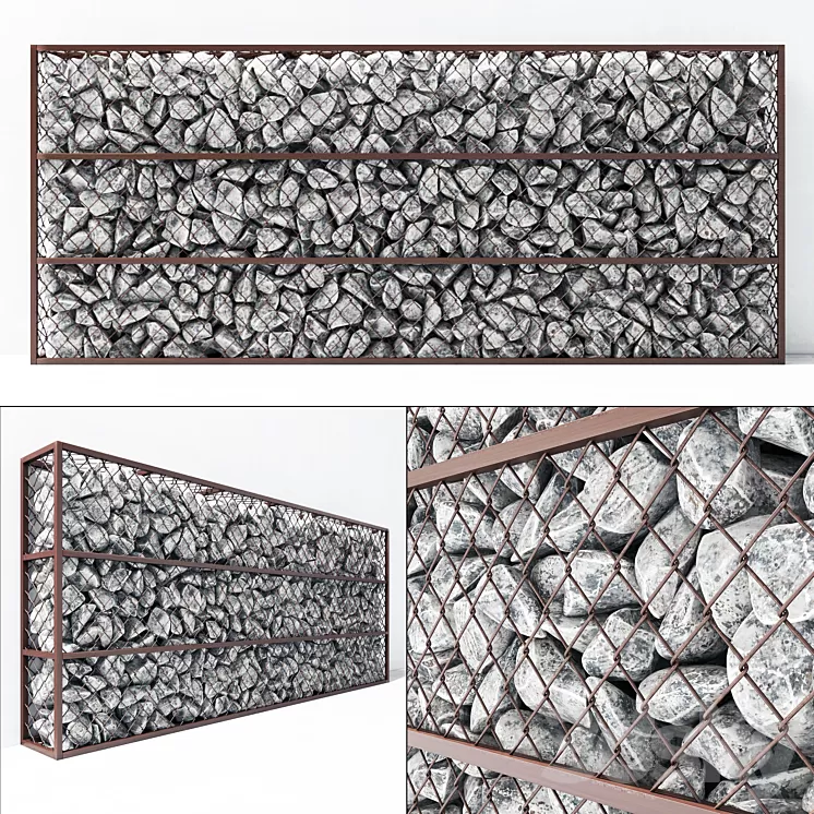Gabion stone big / Gabion stone big 3D Model