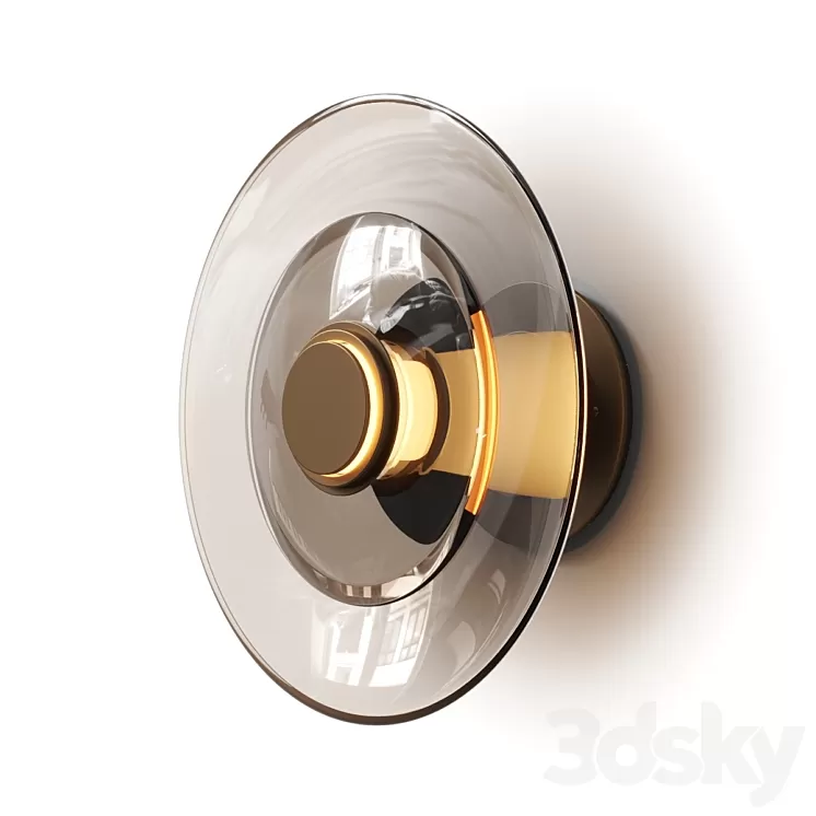 Gabriel Scott Luna a Disc Wall Lamps 3D Model
