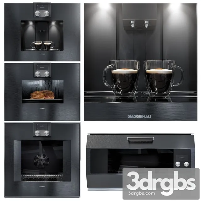 Gaggenau Kitchen Appliance 3D Model Free