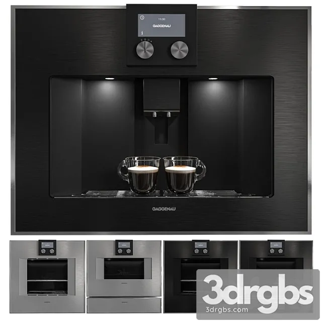 Gaggenau Kitchen Appliance Collection 2 3D Model Free