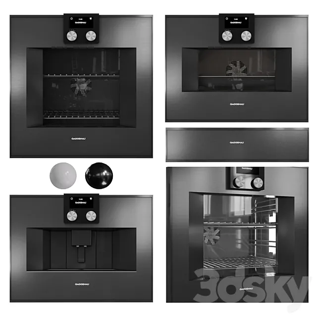 Gaggenau Oven Collection 04 3D Model