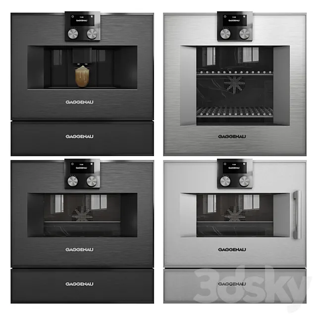 Gaggenau Oven Collection Vol 03 3D Model