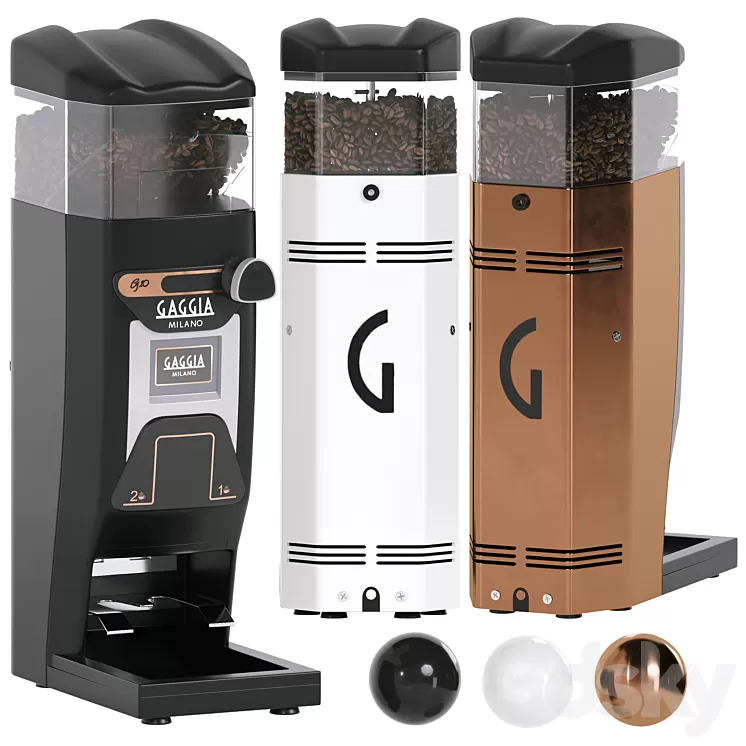 Gaggia G10 Evo Grinder 3D Model