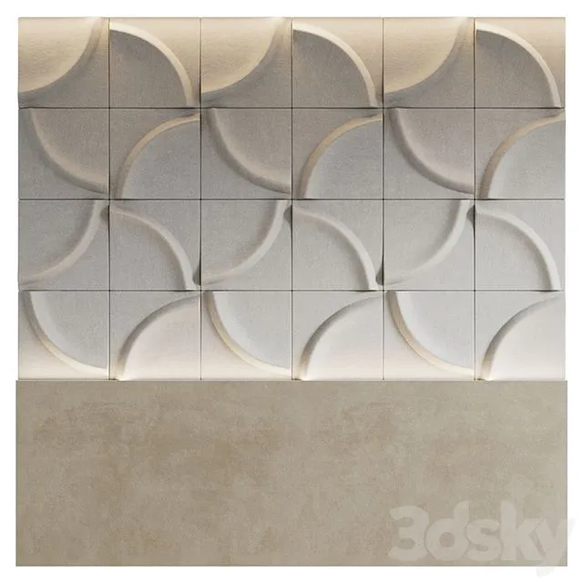 GAIA Acoustic Wall Panel by Blastation 3D Model
