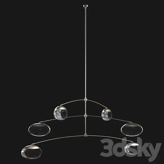 Gaia Pendant Multi-Tier 3D Model