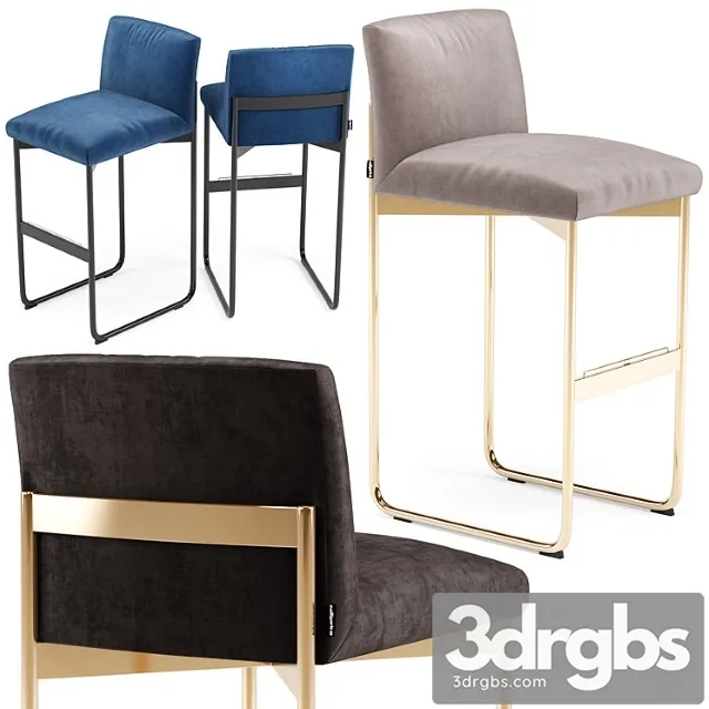 Gala barchair cs1868 - calligaris 2 3D Model Free