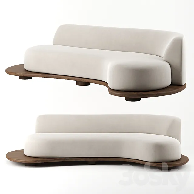 Galapinhos sofa bu Greenapple design 3DModel