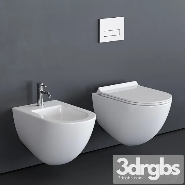 Galassia Dream Wall Hung Wc Art 7312 Art 7313 3D Model Free