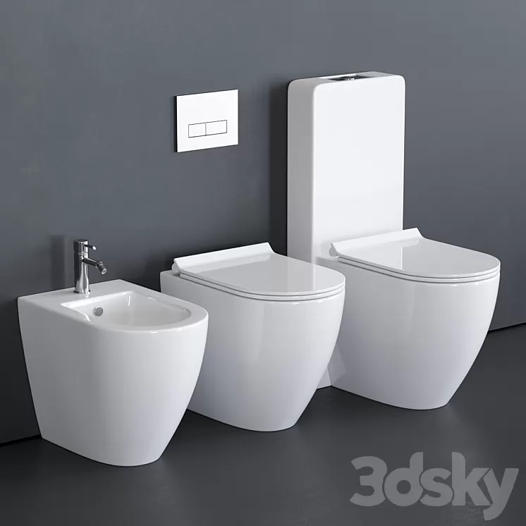 GALASSIA Dream WC art. 7310 art. 7311 art. 7316 3D Model