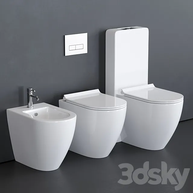 GALASSIA Dream WC art. 7310 art. 7311 art. 7316 3DModel