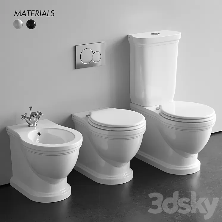 Galassia Ethos Wc Art. 8437 Art. 8438 Art. 8441 3D Model
