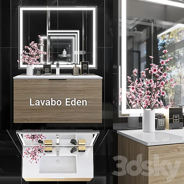GALASSIA Lavabo Eden 3D Model