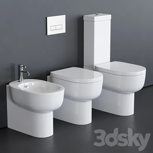 Galassia M2 55 Wc Art. 5216 Art. 5217 Art. 5221 3DModel